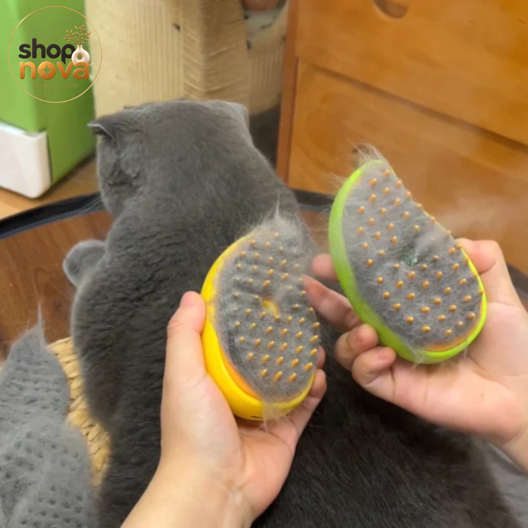 Cepillo de vapor 3 en 1 para mascota