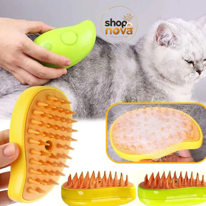 Cepillo de vapor 3 en 1 para mascota