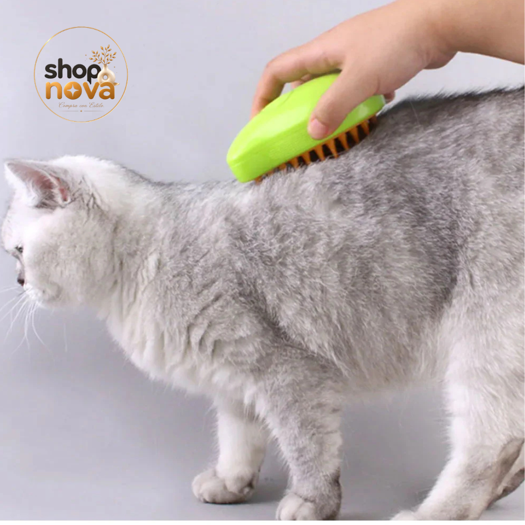 Cepillo de vapor 3 en 1 para mascota